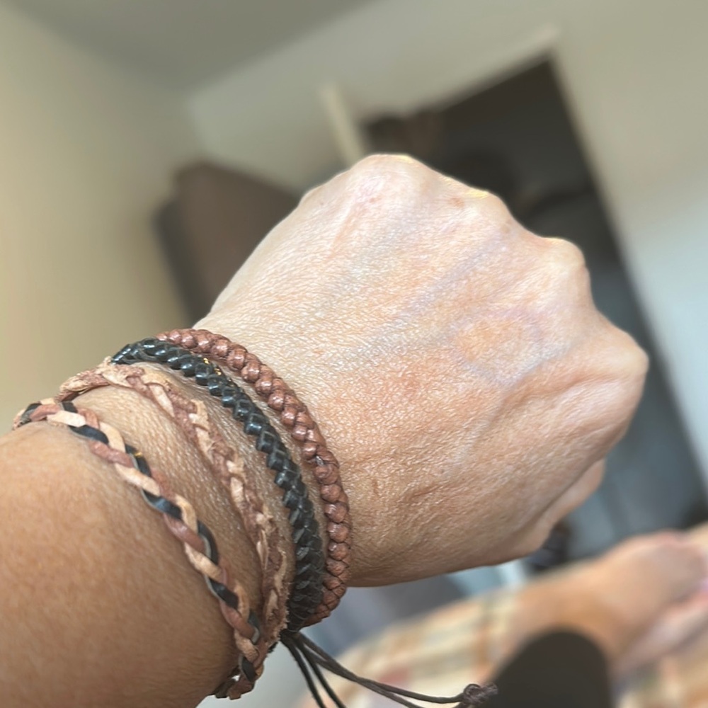 Black and Brown Boho Chic Bracelet Set